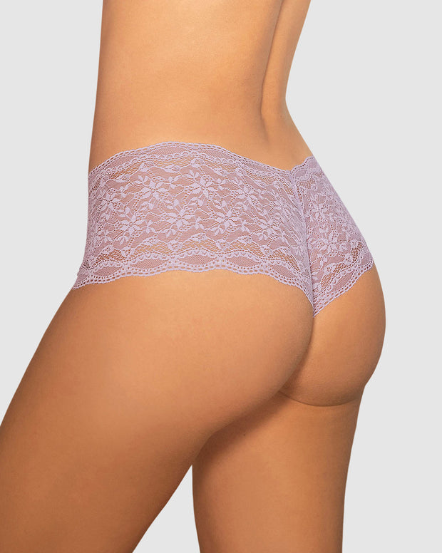 Panty estilo hípster en SmartLace® sexy con refuerzo en algodón