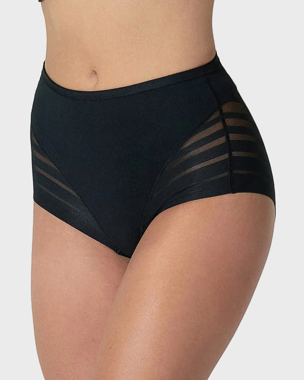 Paquete x 3 panty faja clásicos control moderado de abdomen