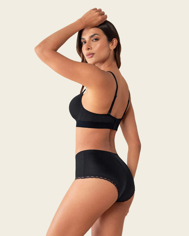 Paquete x 2 panties cacheteros, sin elásticos en cintura