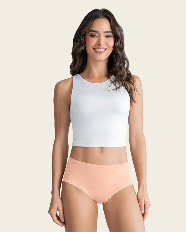 Paquete x 2 panties cacheteros, sin elásticos en cintura