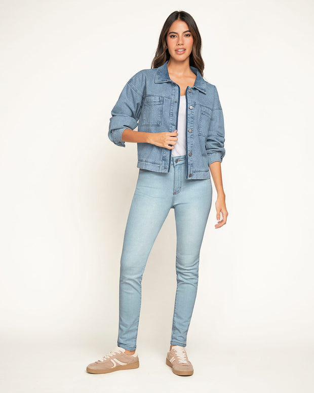 Jeans skinny esenciales para mujer