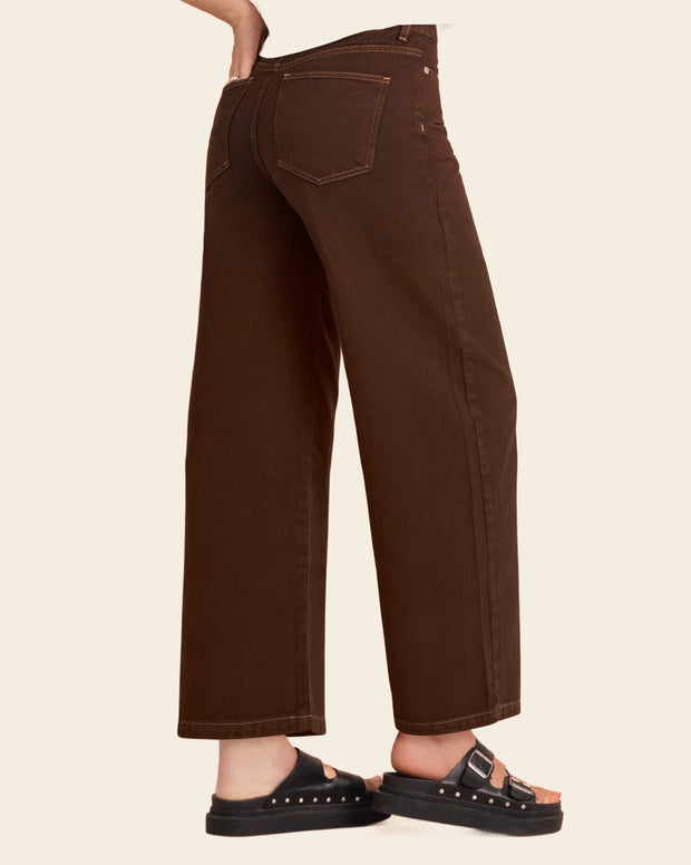 Jean bota amplia de largo crop