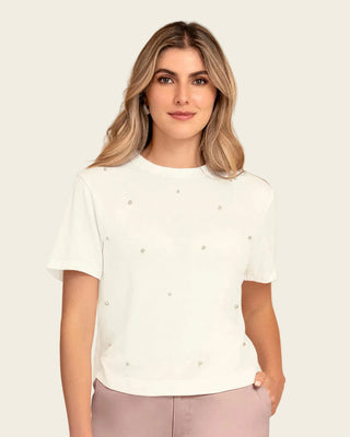 Camiseta manga corta con apliques de perlas#color_018-marfil