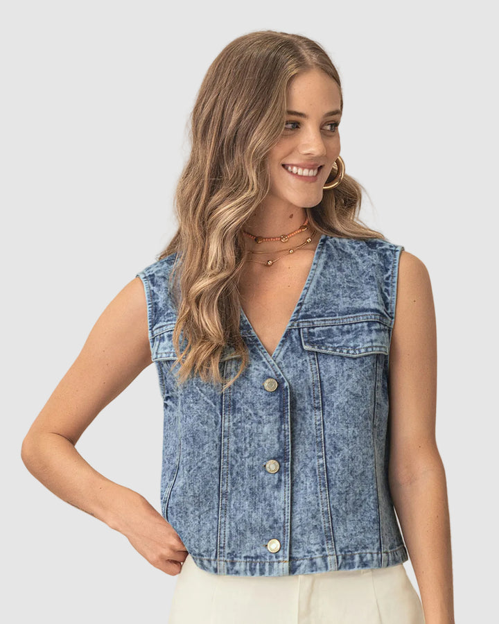 Chaleco denim