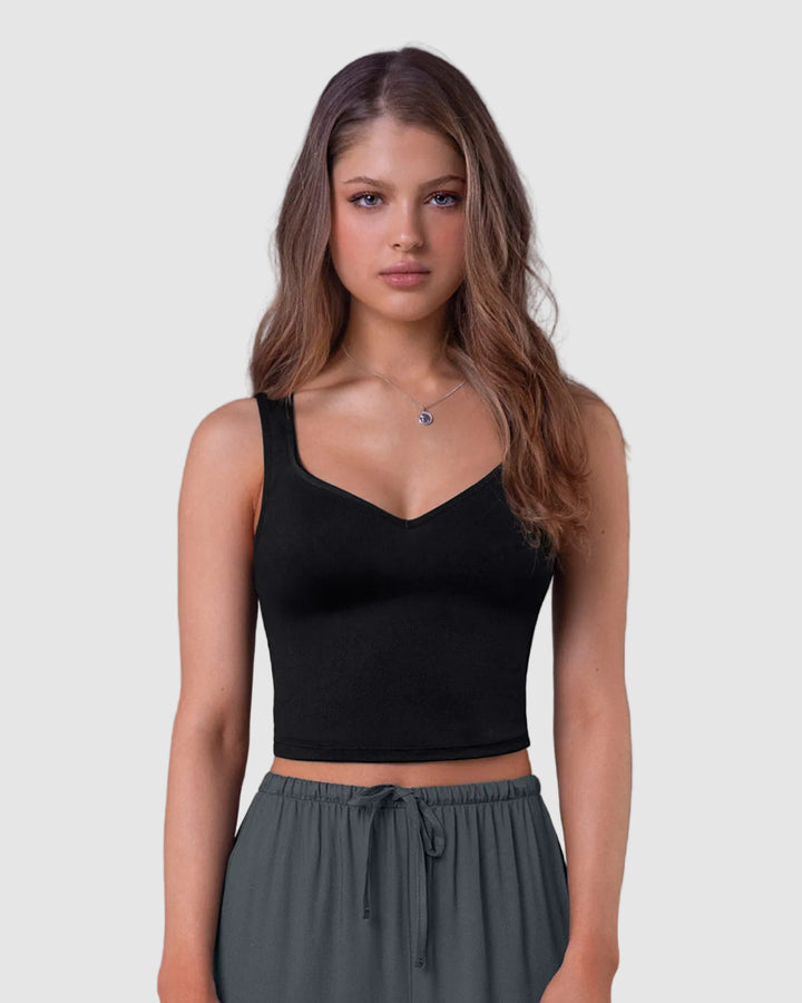Crop top largo
