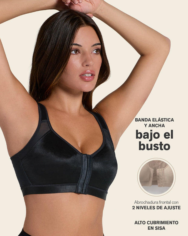 Brasier corrector de postura con compresión de volumen del busto Multi/Functional