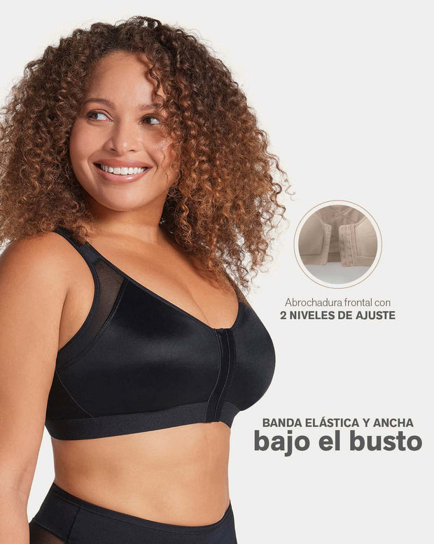 Brasier corrector de postura, control volumen del busto