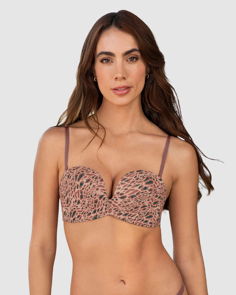 Brasier strapless antigravedad de realce alto sin varilla#color_b07-estampado-manchas