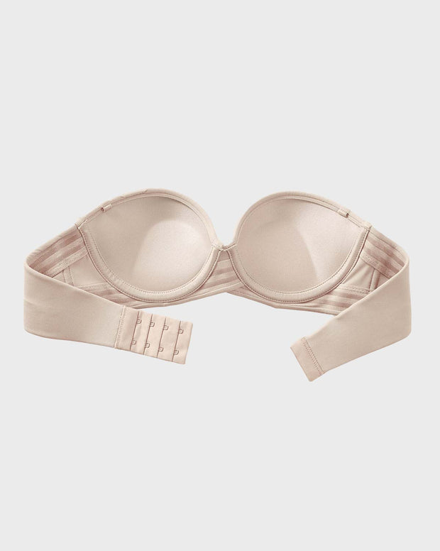 Brasier strapless de doble realce