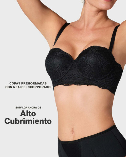 Brasier balconet de realce alto con máximo cubrimiento de espalda Special Fit#color_700-negro