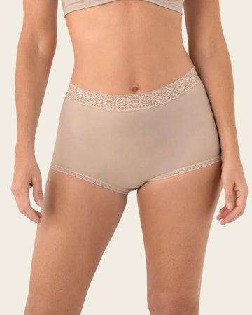 Paquete x 3 panties clásicos con toques de encaje#color_s06-blanco-cafe-claro-marfil