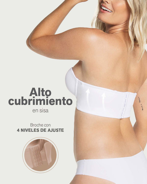 Strapless bustier 360° de perfección