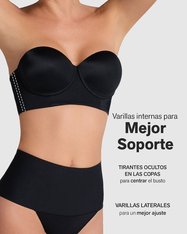 Strapless bustier 360° de perfección