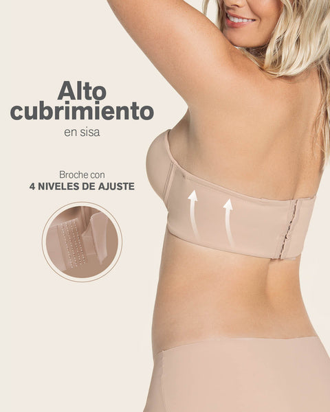 Strapless bustier 360° de perfección#color_802-cafe-claro