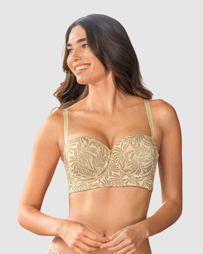 Brasier strapless 360° de perfección#color_a70-estampado-dorado