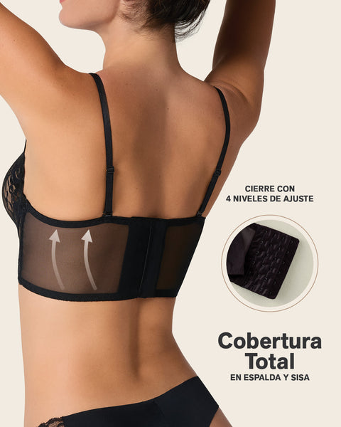 Brasier tipo bralette en encaje y transparencias#color_447-uva