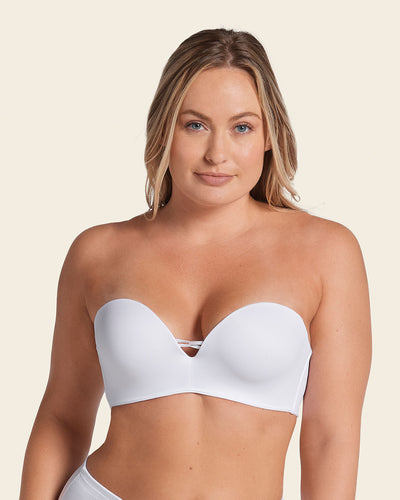 Brasier wow de triple realce ideal como strapless#color_000-blanco