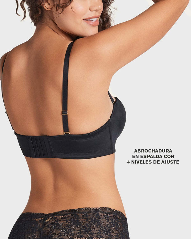 Brasier WOW de triple realce ideal como strapless
