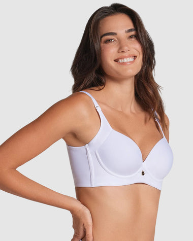 Brasier de realce suave y cubrimiento alto en sisa y espalda Cover Bra#color_000-blanco
