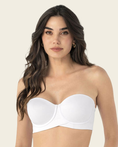 Brasier strapless ideal para busto mediano y grande#color_000-blanco
