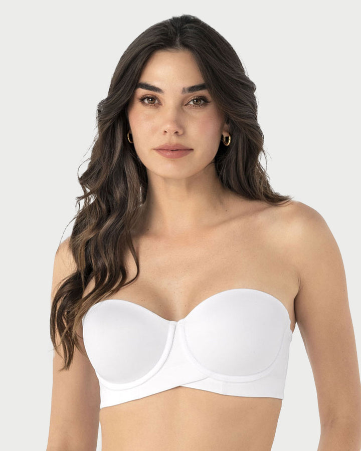 Brasier strapless ideal para busto mediano y grande