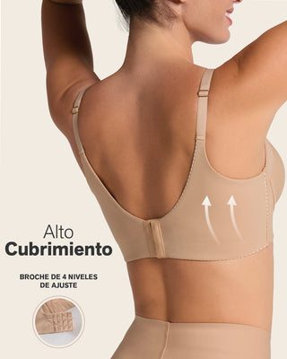 Brasier de cubrimiento alto en sisa y espalda Cover Bra#color_591-azul-claro