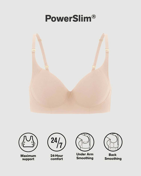 Brasier de realce suave y cubrimiento alto en sisa y espalda Cover Bra#color_802-cafe-claro