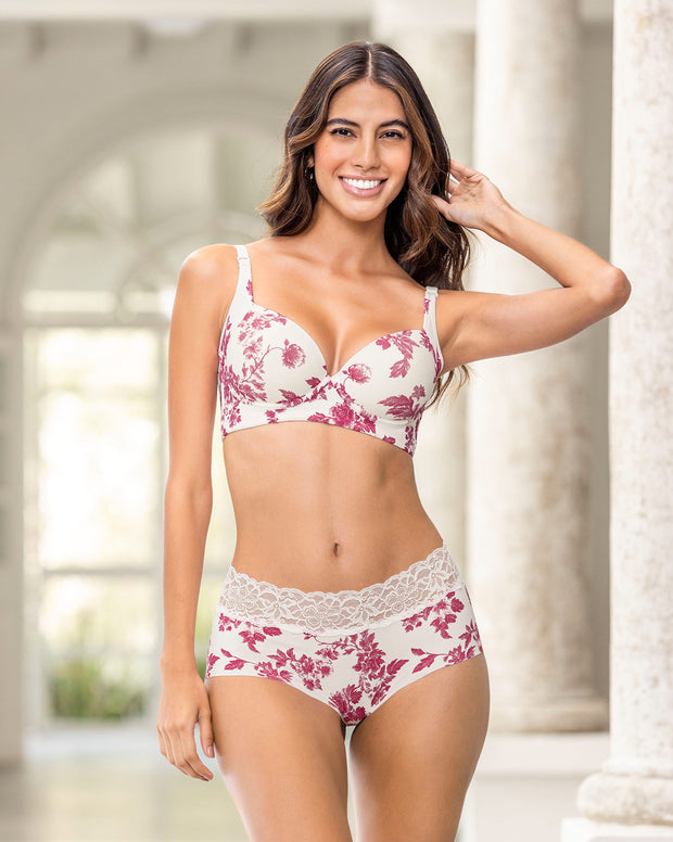 Brasier de cubrimiento alto en sisa y espalda Cover Bra