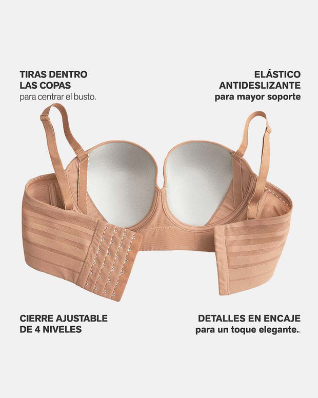 Brasier tipo bustier Support Strapless