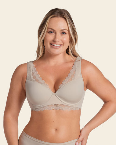 Deep Coverage Bra: Brasier de gran cubrimiento#color_802-cafe-claro