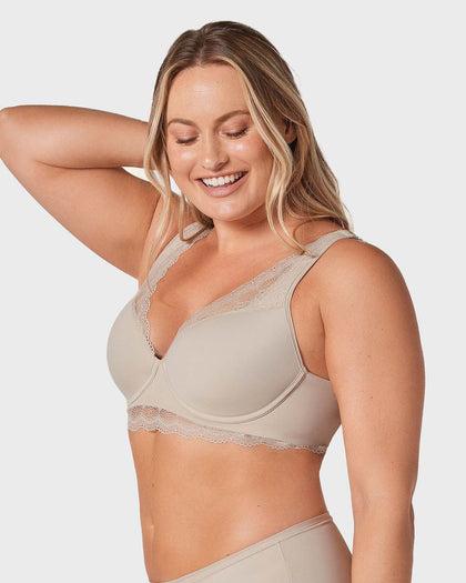 Brasier de gran cubrimiento Deep Coverage Bra#color_802-cafe-claro