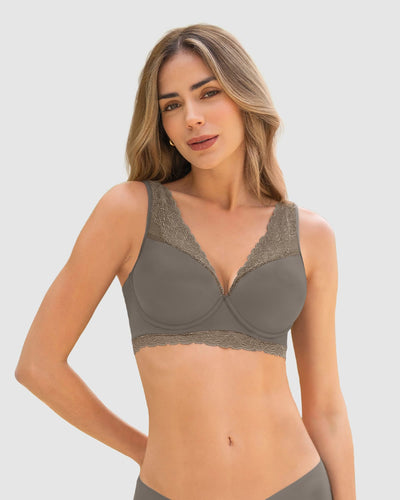 Brasier de gran cubrimiento Deep Coverage Bra#color_603-verde-grisaceo