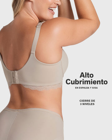 Brasier de gran cubrimiento Deep Coverage Bra#color_802-cafe-claro