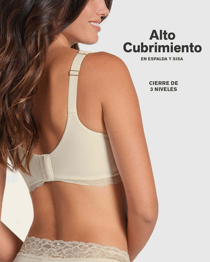 Brasier de gran cubrimiento Deep Coverage Bra#color_802-cafe-claro