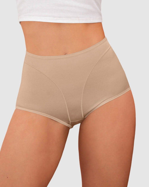 Panty clásico tiro alto de control de abdomen