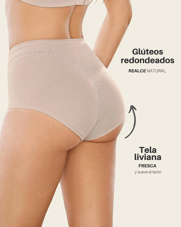 Panty clásico en algodón de compresión suave