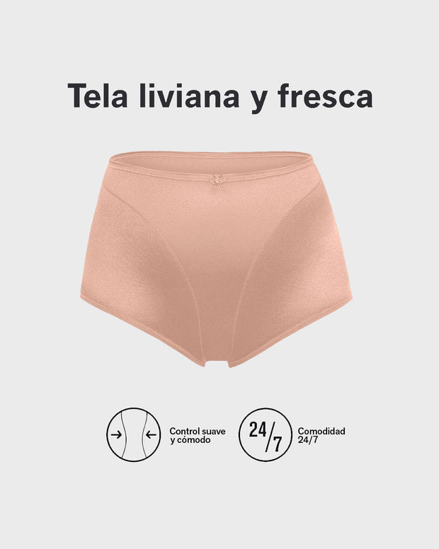 Panty clásico tiro alto de control de abdomen