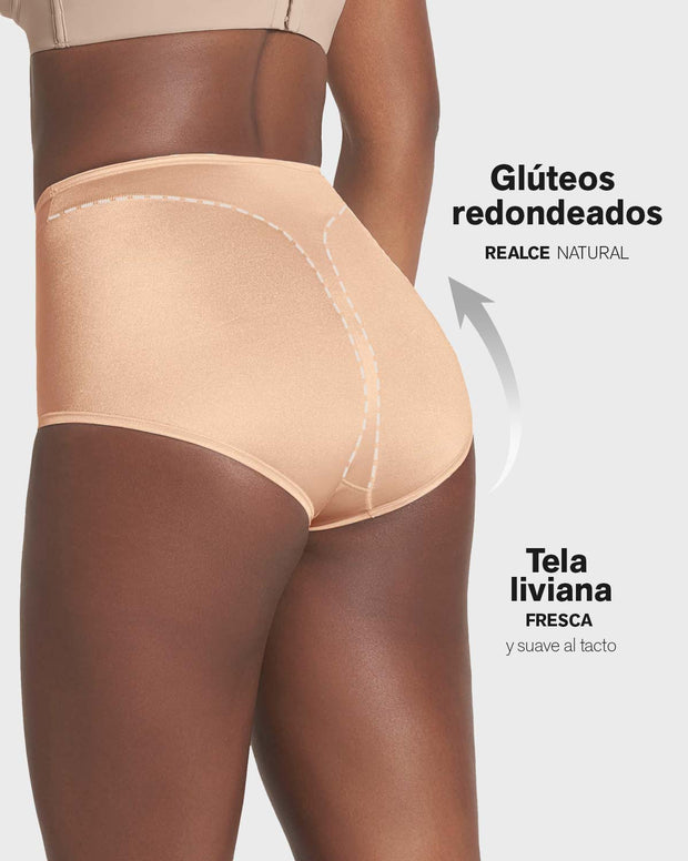 Panty clásico tiro alto de control de abdomen