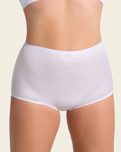 Panty clásico con máximo cubrimiento#color_000-blanco