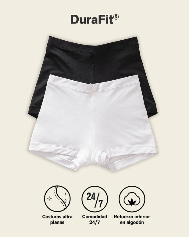 Panty tipo bóxer de ajuste perfecto