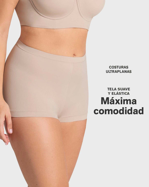 Panty tipo bóxer de ajuste perfecto