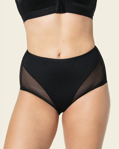 Panty clásico invisible con tul#color_700-negro