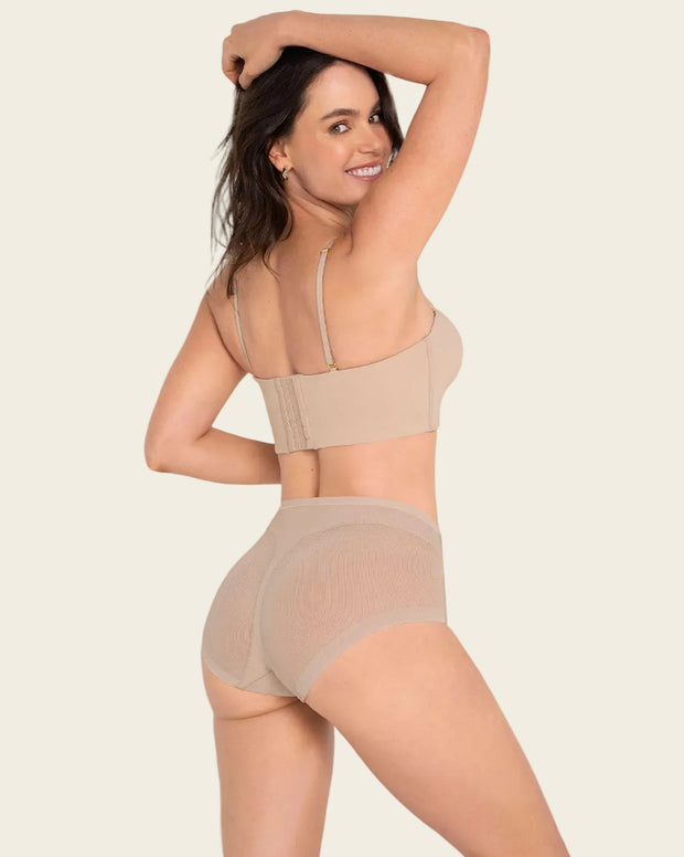 Panty clásico invisible con tul