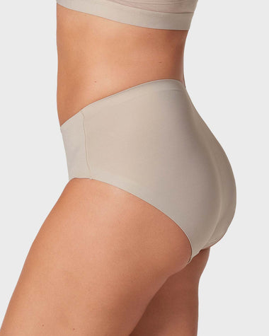 Panty de compresión fuerte con termofusionado#color_802-cafe-claro