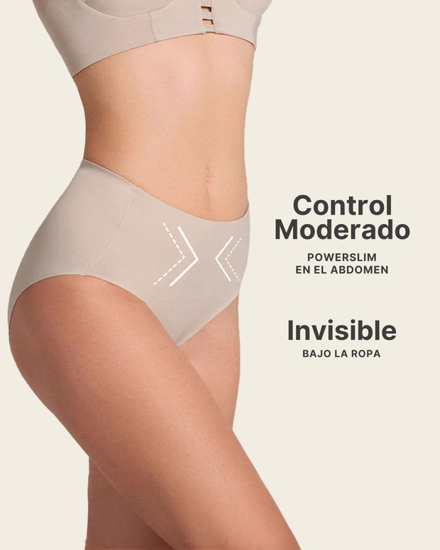 Panty de compresión fuerte con termofusionado