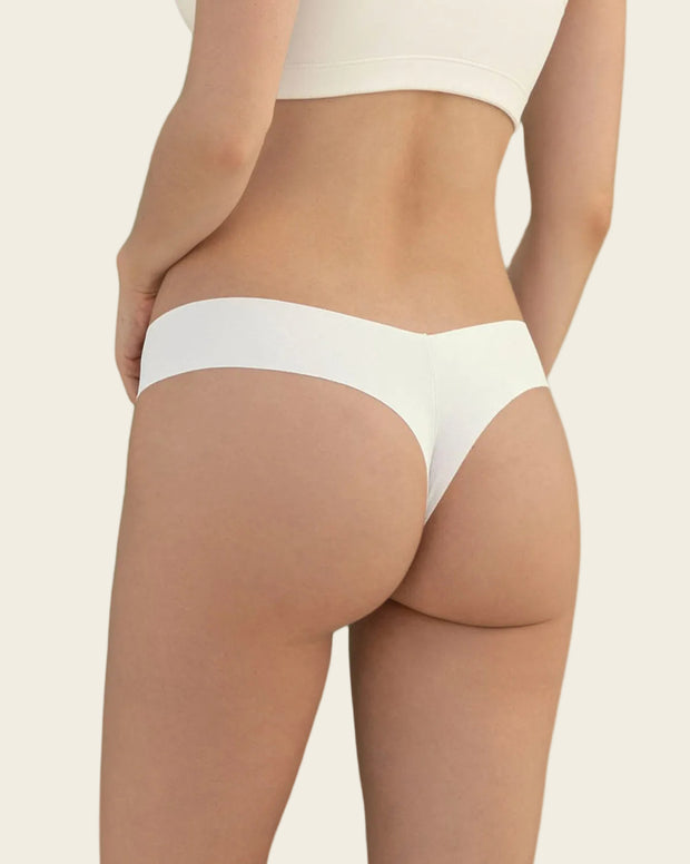 Panty brasilera invisible ultraplano sin elásticos y de pocas costuras
