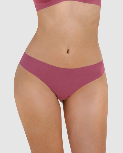 Panty brasilera invisible ultraplano sin elásticos y de pocas costuras#color_a80-fucsia-medio