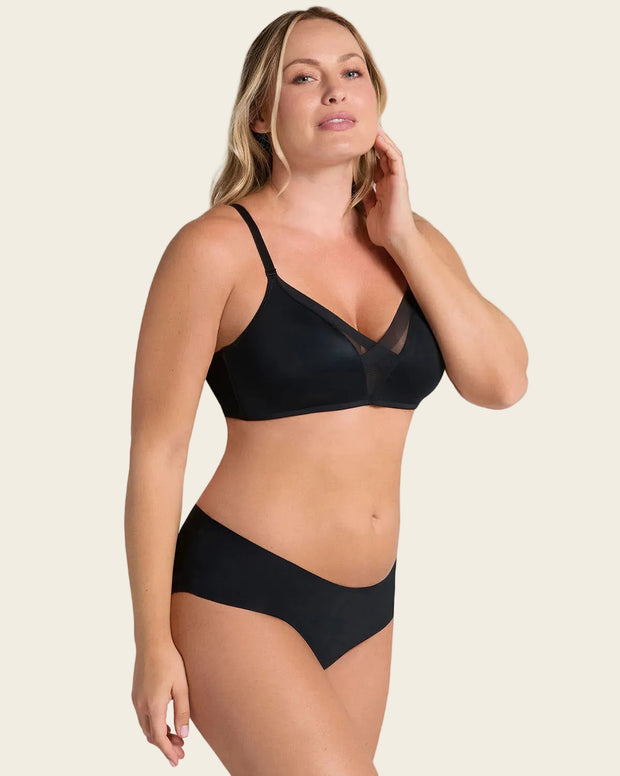 Panty hípster invisible ultraplano sin elásticos y de pocas costuras