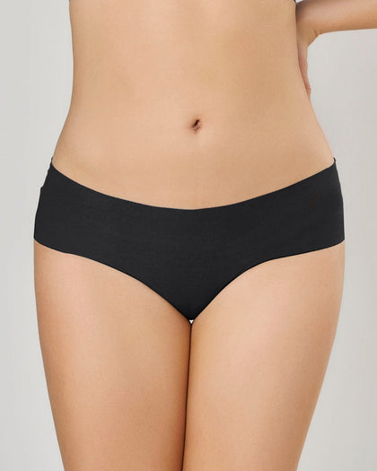 Panty hípster invisible ultraplano sin elásticos y de pocas costuras#color_785-negro-jaspe