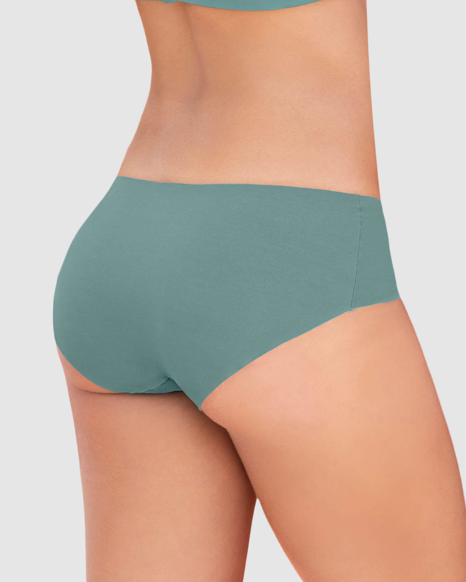 Panty hípster invisible ultraplano sin elásticos y de pocas costuras